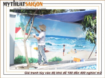 Mẫu tranh tường 3d ở Bình Dương - PHONG THỦY