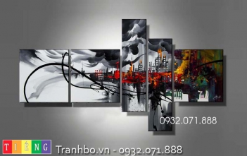 Tranh sơn dầu Dương Tiếng  - PHONG THỦY